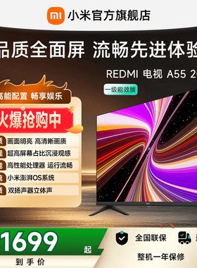 小米REDMI智能电视A55英寸 144Hz高刷护眼4K超高清平板液晶电视机