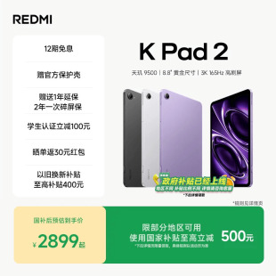 Pad pad游戏平板 政府补贴15% 小米平板小米官方旗舰店官网新品 红米k REDMI 平板电脑
