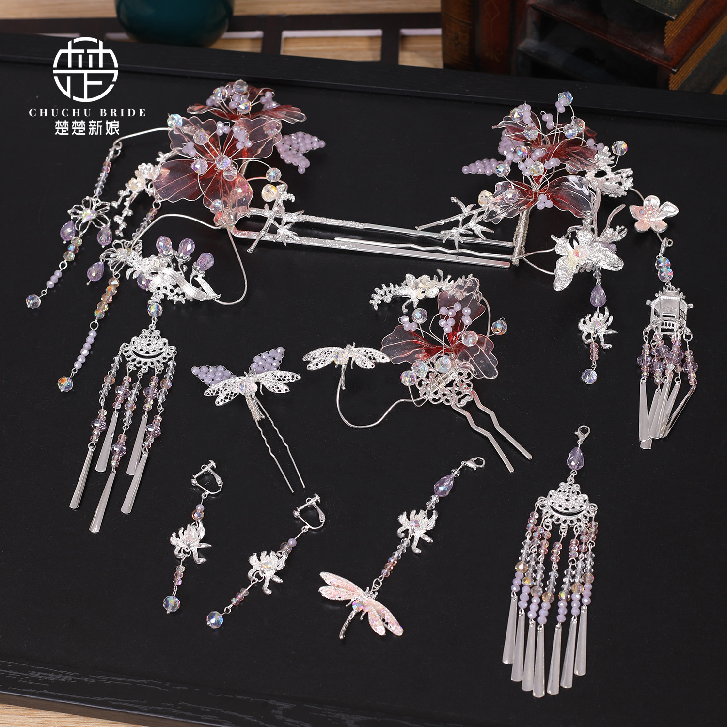 秀禾服龙凤褂古典婚礼发饰品
