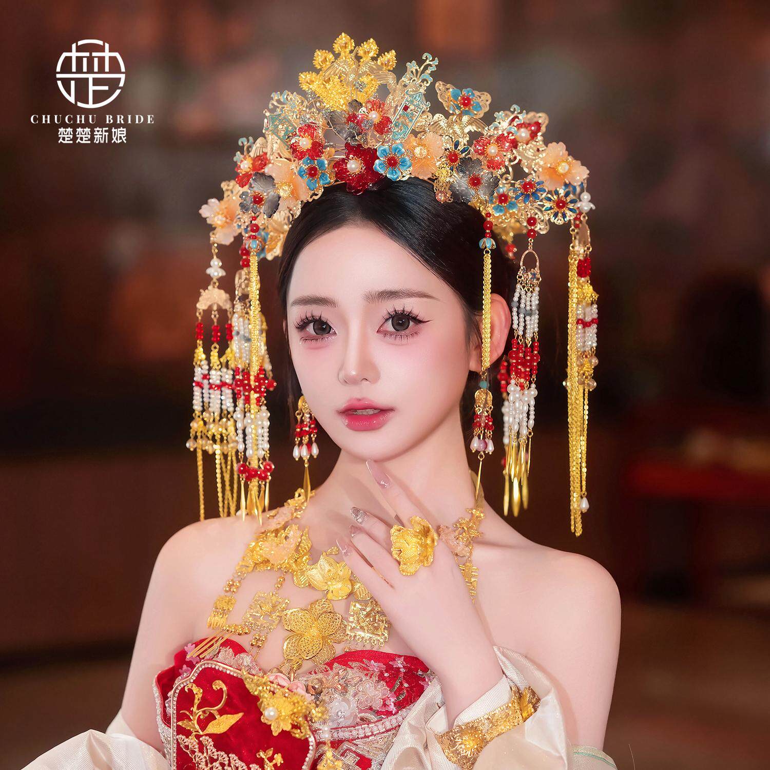 2025新款新娘秀禾头饰