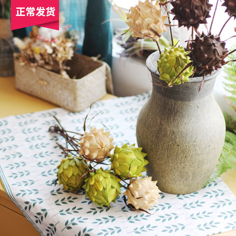 【山树】 纯手工干花 装饰花仿真花 火龙果 家居仿真花艺术花艺