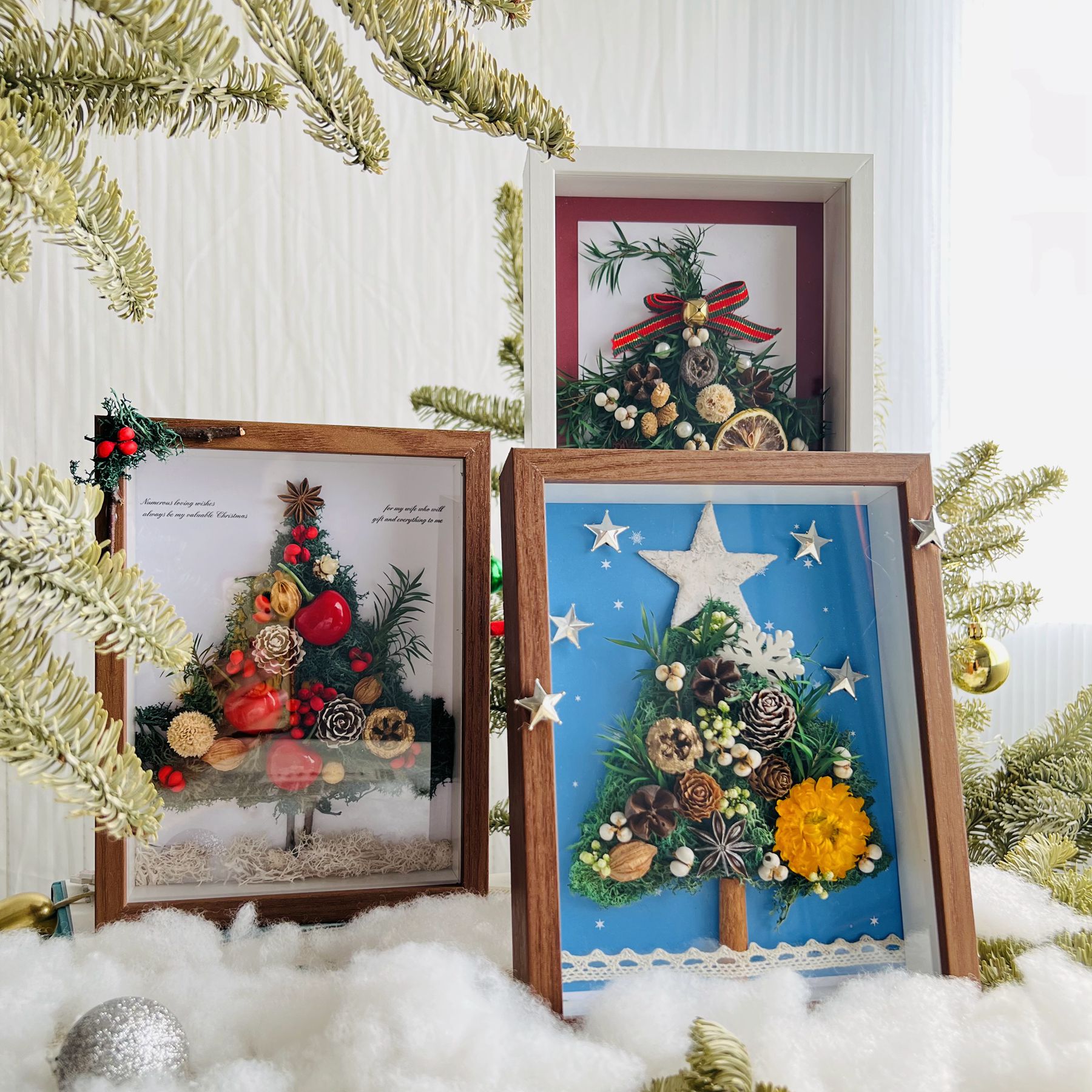 圣诞树diy材料包手工圣诞树