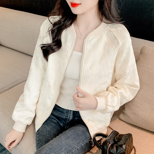 小香风短款外套女春秋新款减龄洋气百搭秋季小个子夹克棒球服上衣