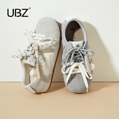内增高芭蕾德训鞋 女2026年春新款 舒适运动百搭拼色时尚 UBZ 休闲鞋