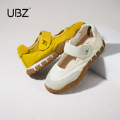 运动玛丽珍女鞋 复古百搭魔术贴时尚 2026年春季 UBZ 季 新款 休闲单鞋