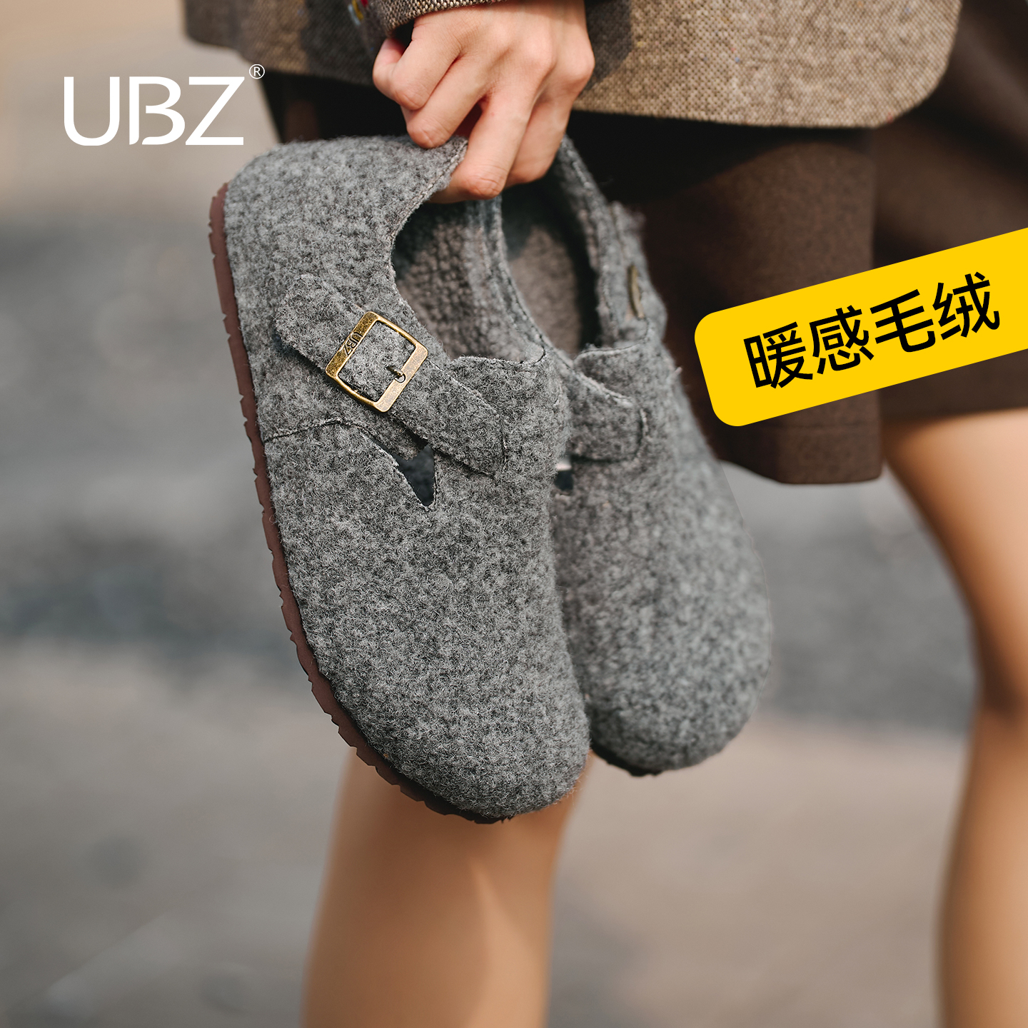 新款保暖百搭加厚博肯女鞋