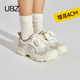 厚底老爹鞋 女2026年春季 新款 UBZ 网面透气运动轻便休闲小白登山鞋