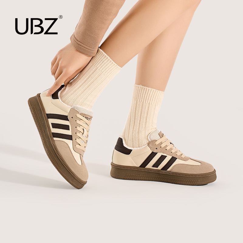 UBZ德训鞋防水厚底加绒秋冬保暖