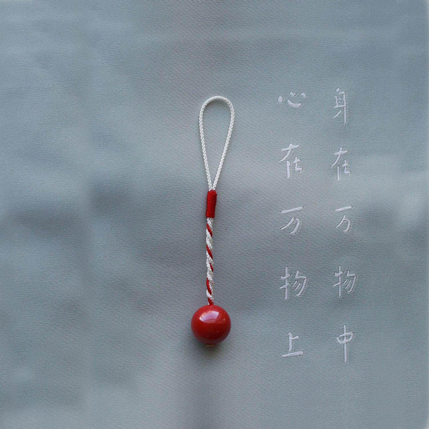 天然朱砂转运珠挂件护身符手机链男女朱砂钥匙扣挂件随身护身符