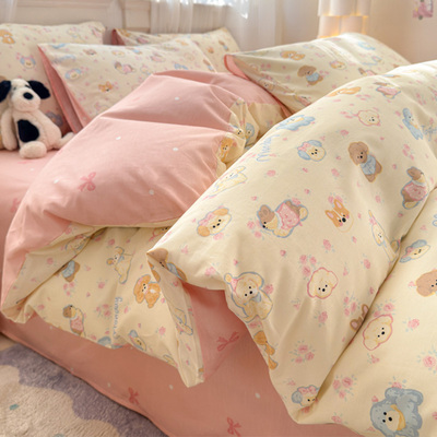 100%全棉纯棉卡通元素舒适亲肤