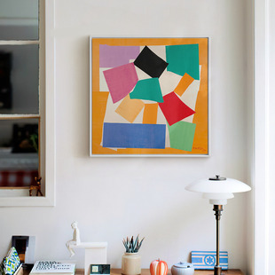 马蒂斯抽象10幅简约现代卧室样板房抽象画装 饰画挂画