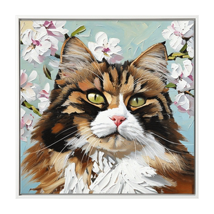 上品印画 宠物定制画像盲盒 猫狗仓鼠兔子龙猫鹦鹉肖像油画礼物