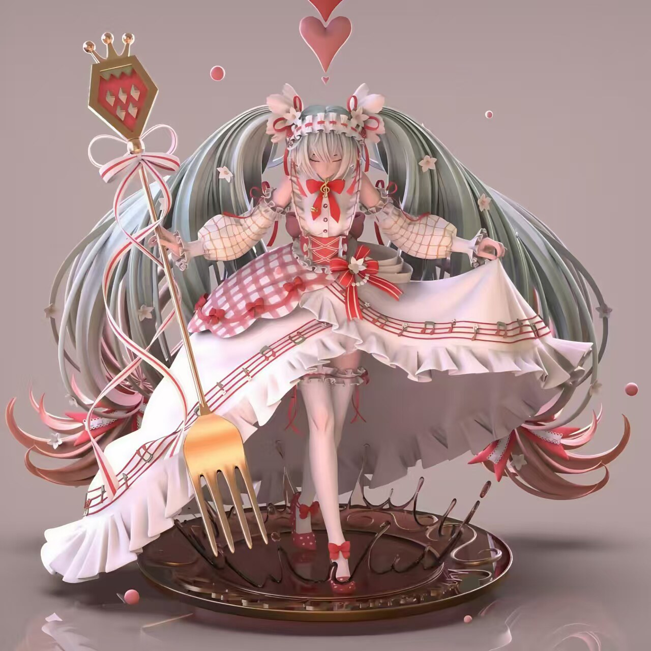 初音手办雪公主长发玩偶女生摆件模型盲盒雕像公仔福袋二次元礼物