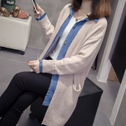 Mùa thu 2019 nữ mới phiên bản Hàn Quốc của áo khoác len rất phổ biến trong phần dài của mùa thu và áo len mùa đông áo len nữ ngoại quốc - Đan Cardigan