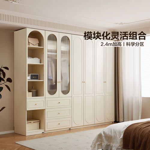 全友家居卧室靠墙成品衣柜