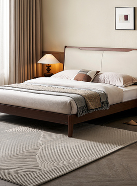 政府补贴全友家居新中式1.8米双人床主卧硬板软包床家用1.5单人床