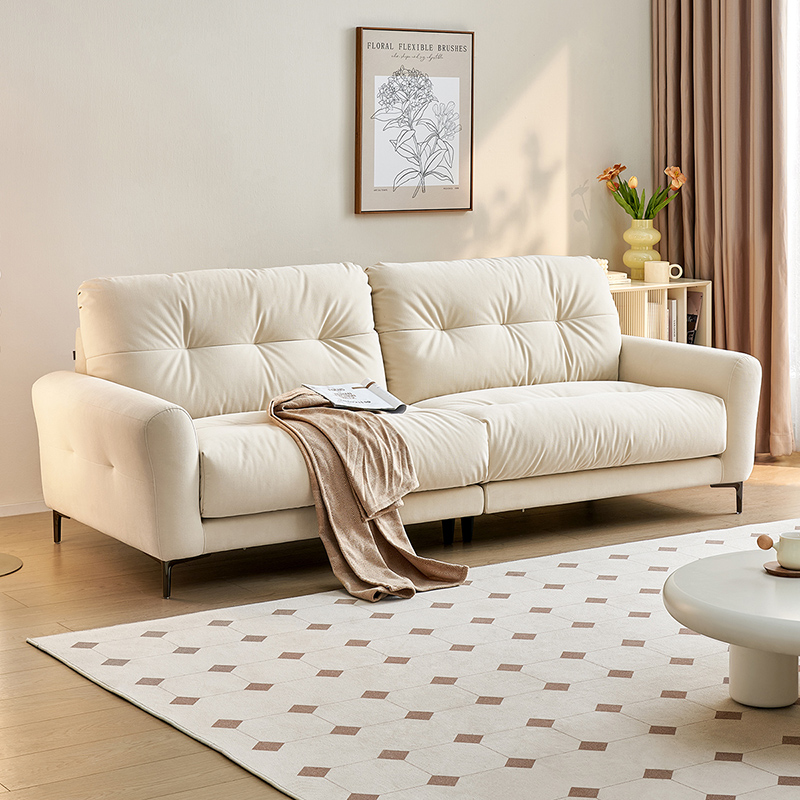 全友家居海绵现代简约布艺沙发