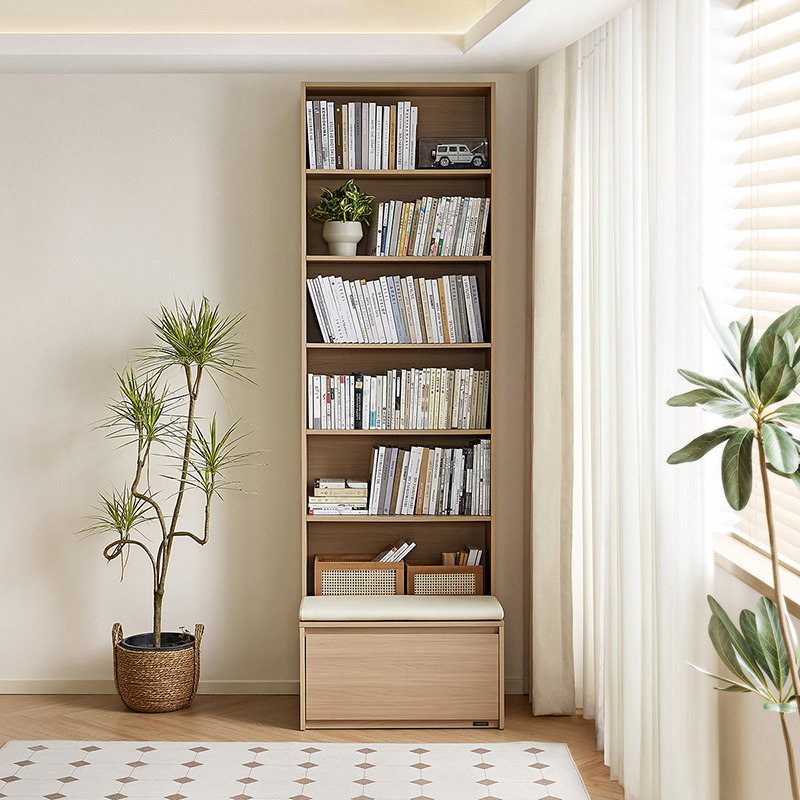 全友家居北欧风书架书柜