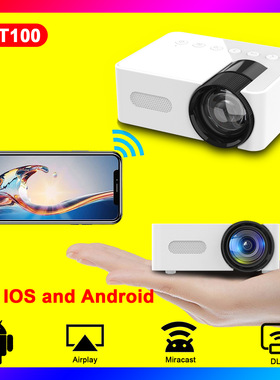 Mini Projector Wireless Screen Mirror Portable迷你投影仪便携