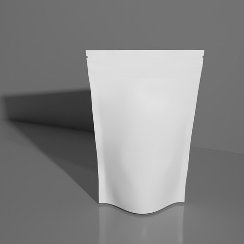 袋子模型袋包模型密封袋子建模三维模型建模袋包零食袋519