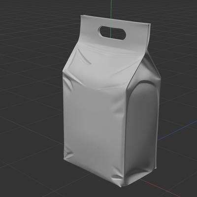 袋子模型袋包模型建模定制三维模型定制抽袋子纸巾袋包模型801