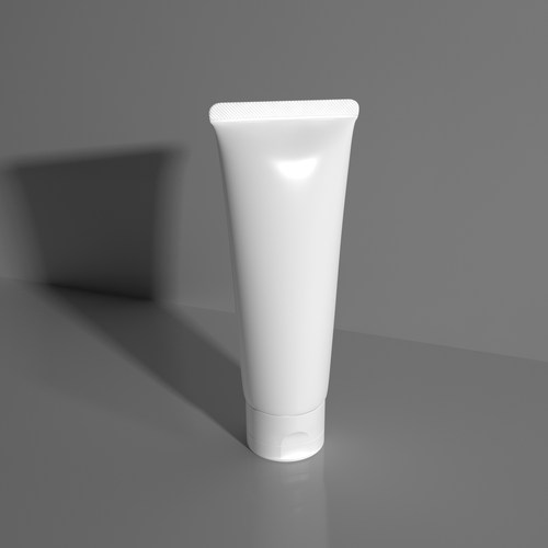 C4D面霜洁面软管模型化妆品面霜洁面奶模型156