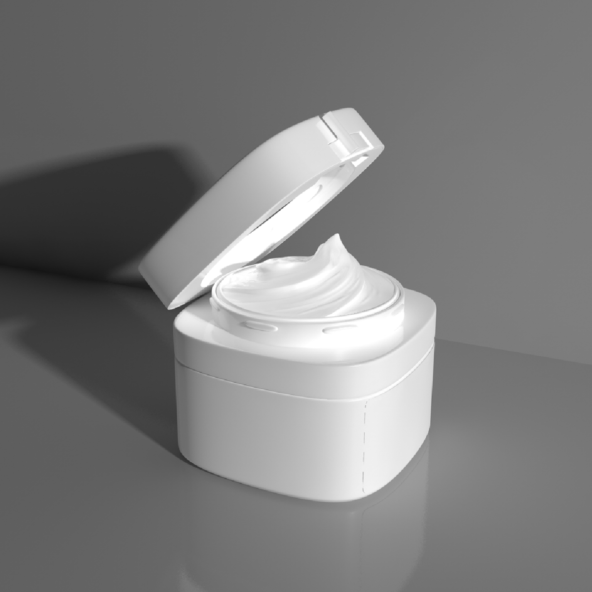 C4D模型面霜膏体洁面保湿模型霜化妆品模型定制OC模型OBJ模型150