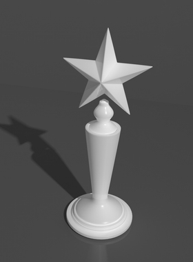 奖杯模型三维模型奖状奖杯建模O1BJ模型C14D模型通用格式模型648