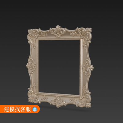 相框模型欧美相框欧式相框模型建模三维模型3D模型1067