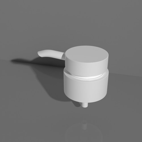 泵头压泵洗发水泵头沐浴露泵头三维建模定制509