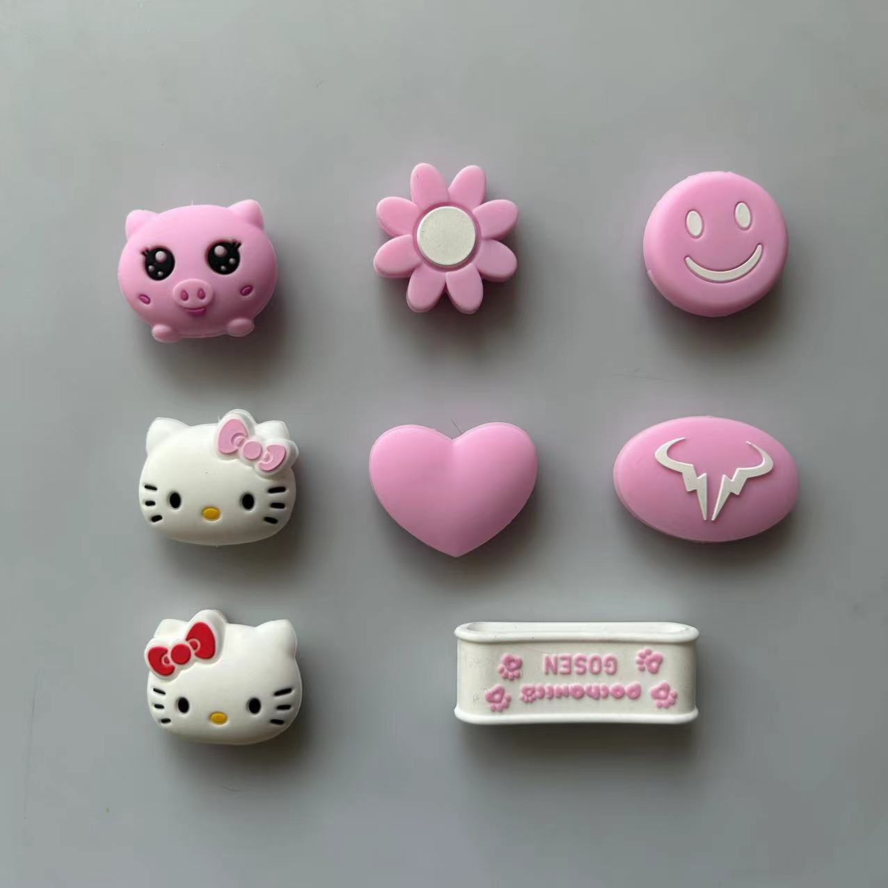 公主粉网球拍避震器套餐8件装女神网球拍装备减震可爱甜美装饰