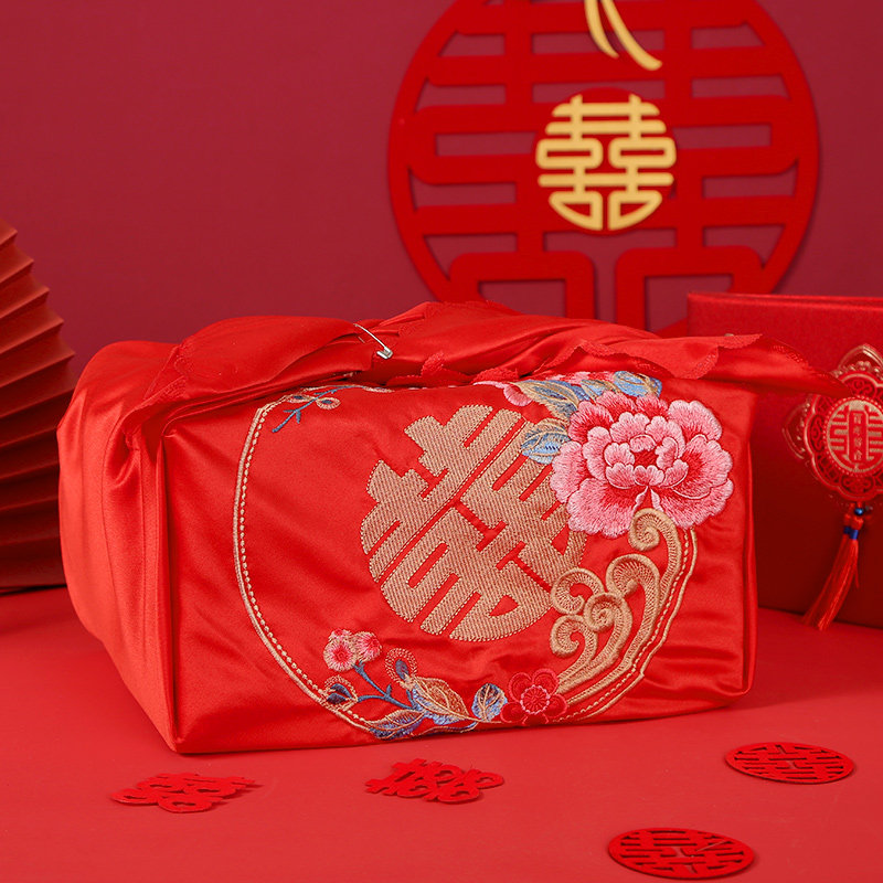 结婚用品包袱皮裹包布陪嫁