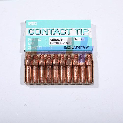包邮OTC欧地希机器人原装铬锆铜1.0*40mm导电嘴K980C31