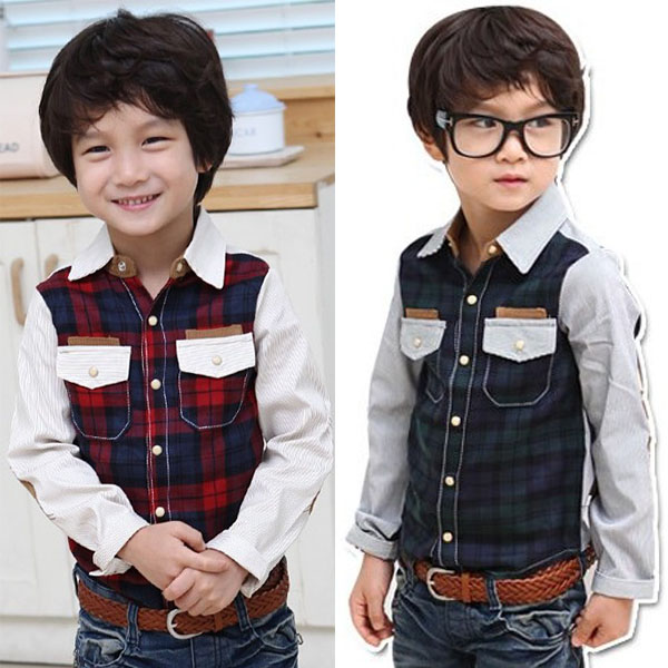 Chemise enfant à manche longue - Ref 2084261 Image 1