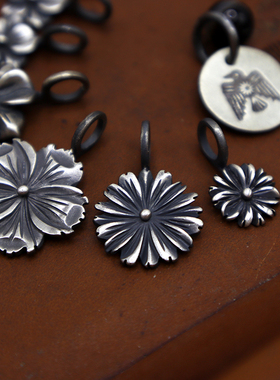 男女通用925纯银休闲复古吊坠