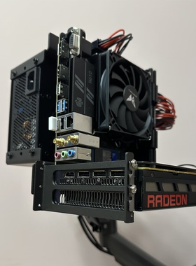P905开放式机箱，itx机架，支持显示器支架安装