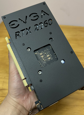 EVGA 2060 itx的背板，喷塑黑色和灰色，铝镁合金