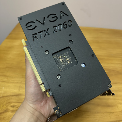 EVGA 2060 itx的背板，喷塑黑色和灰色，铝镁合金