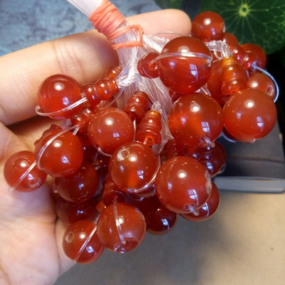 红玛瑙DIY佛头饰品配件手链