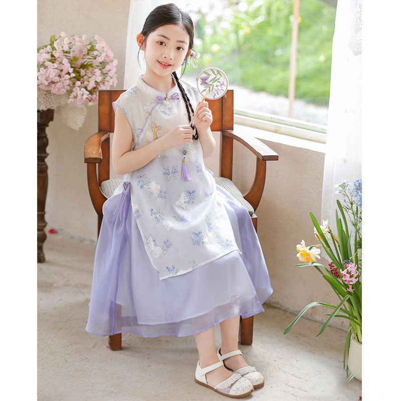 女童汉服裙2026新款小众公主裙