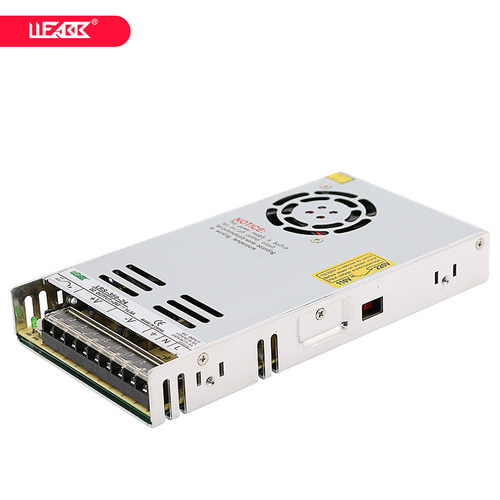 朗本开关电源LRS-350-5V/12V/24V/48V直流NES/S-350W监控LED电源
