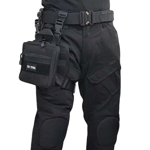 WJTWZY 户外骑行战术腿包摩托车男女多功能组合式腿套军迷腿挂包