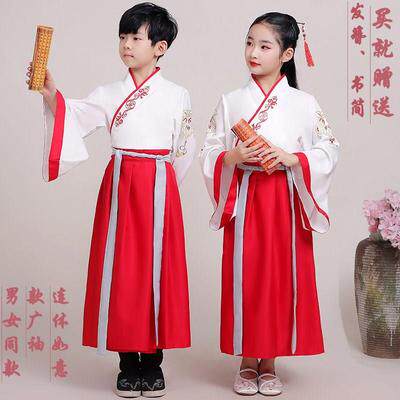儿童节演出服汉服古装团