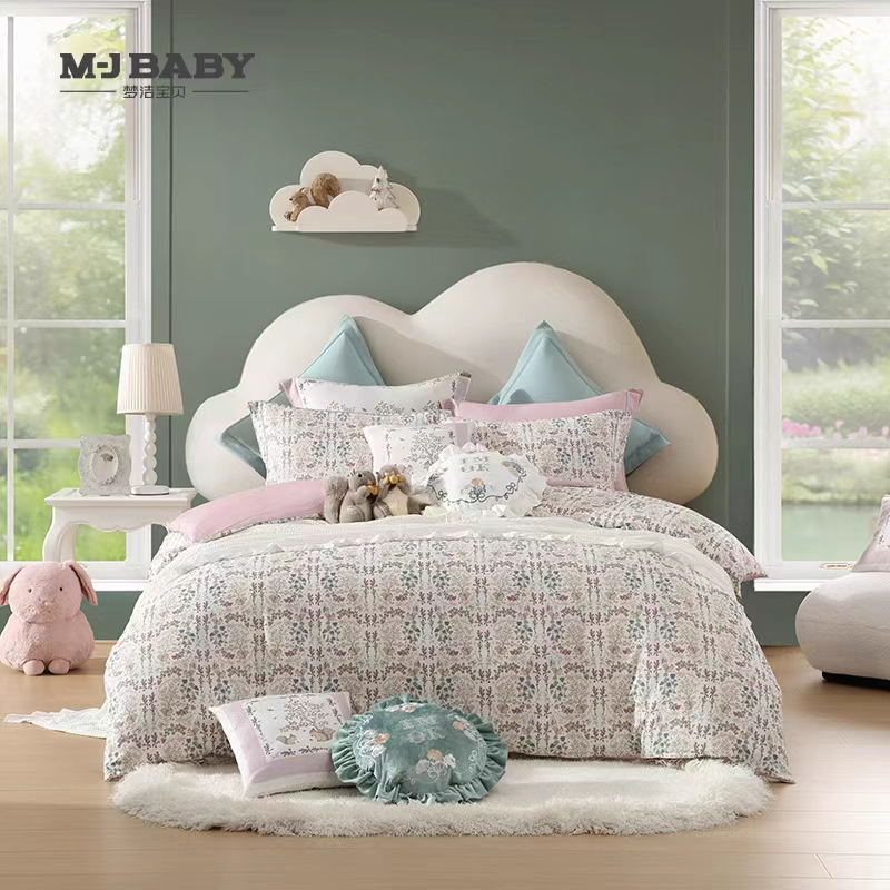 梦洁宝贝四件套灵跃森息花园萌宠