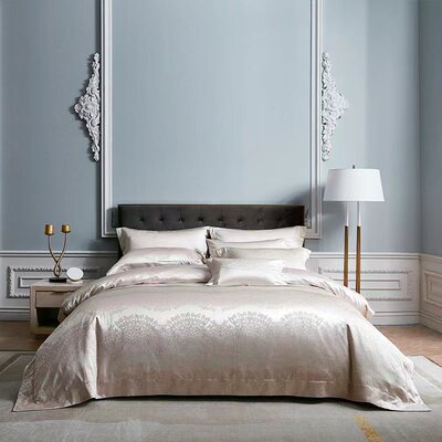 梦洁提花丝棉提花床品琉光