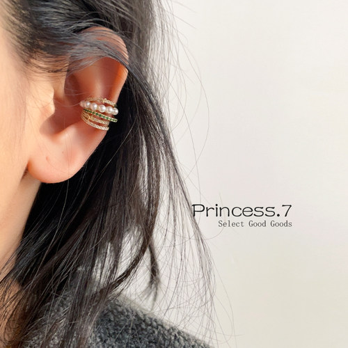 无痛珍珠耳骨夹气质百搭