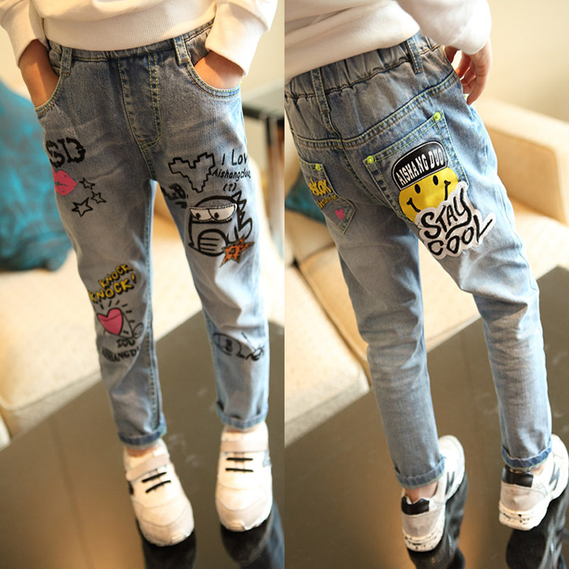 女童牛仔裤春秋2024新款6洋气7韩版8宽松9岁女孩中大童时髦裤子潮