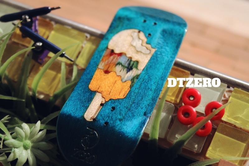 DTZERO手指滑板黑曼巴系列雪糕全手工拼接系列