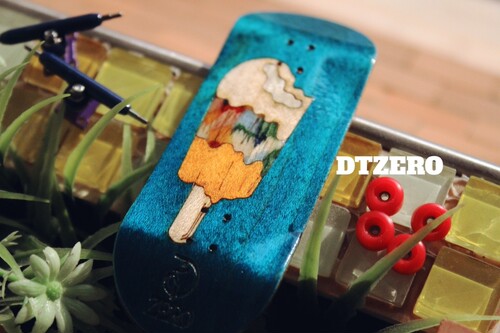 DTZERO手指滑板黑曼巴系列雪糕全手工拼接系列