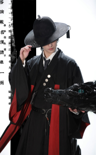 【请银一两】明制现代风披风道袍如是观原创汉服正品春装男女同款